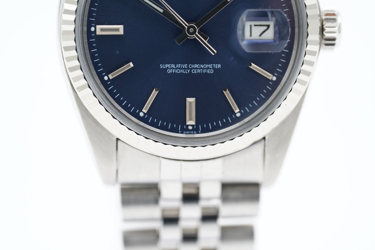 Rolex Datejust 36 16014 Blau 1982