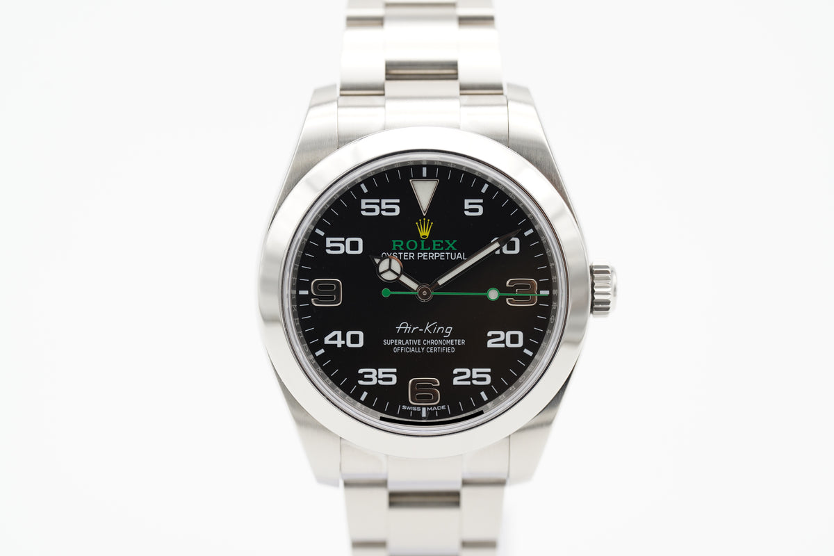 Rolex Air-King 116900 40mm Schwarz Full-Set 2017 LC100