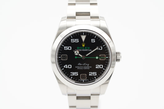 Rolex Air-King 116900 40mm Schwarz Full-Set 2017 LC100