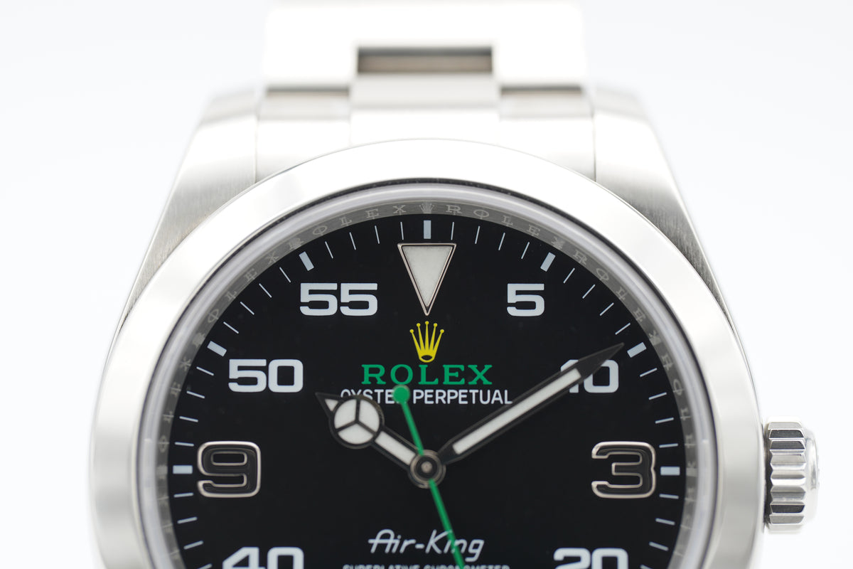 Rolex Air-King 116900 40mm Schwarz Full-Set 2017 LC100