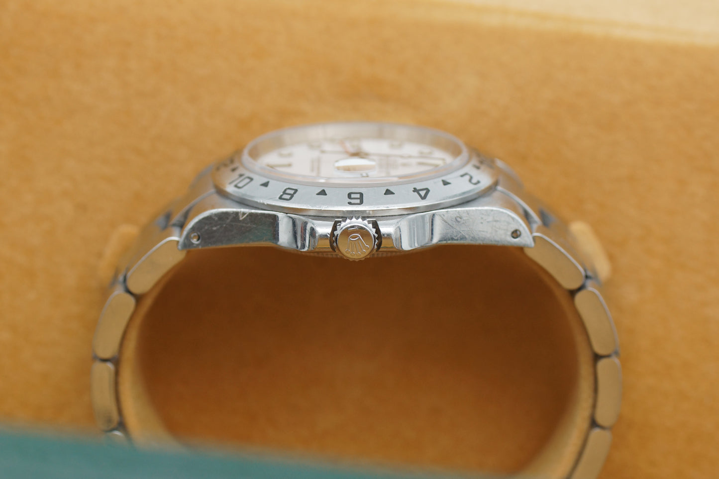 Rolex Explorer II 16570 Weiß 40 mm Full-Set 2003 LC100