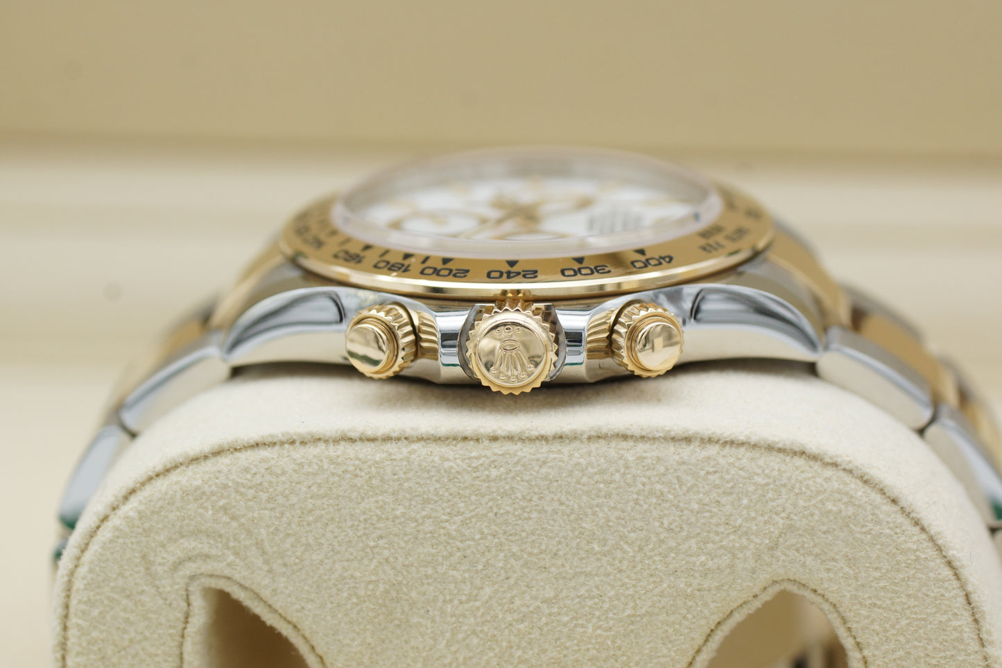 Rolex Cosmograph Daytona Weiß 116503 Stahl/Gold Full-Set 2021