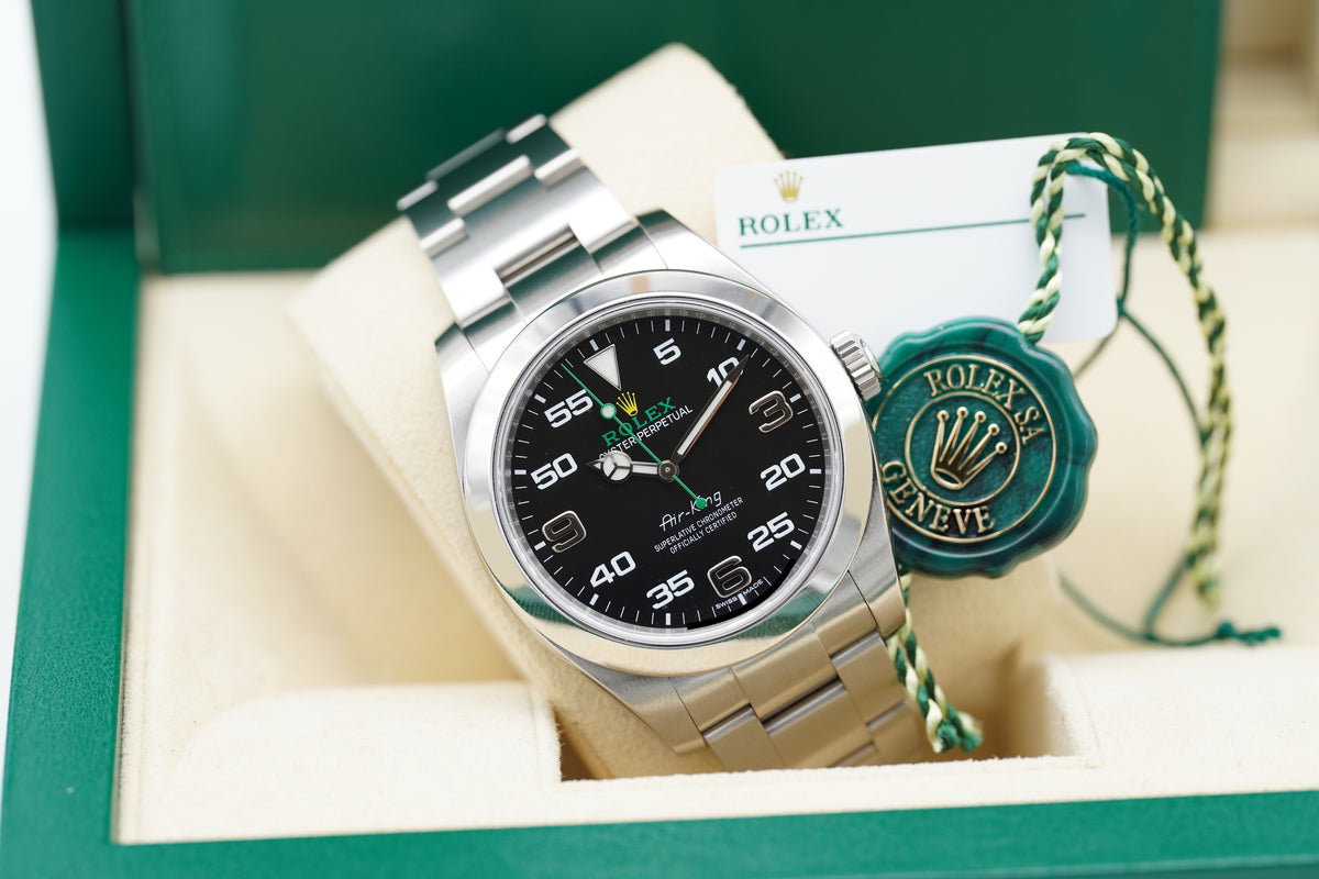 Rolex Air-King 116900 40mm Schwarz Full-Set 2017 LC100