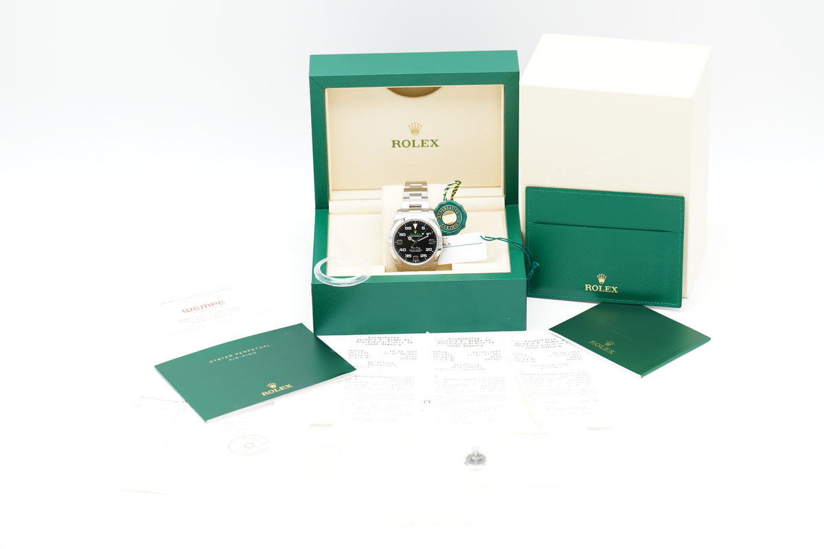 Rolex Air-King 116900 40mm Schwarz Full-Set 2017 LC100