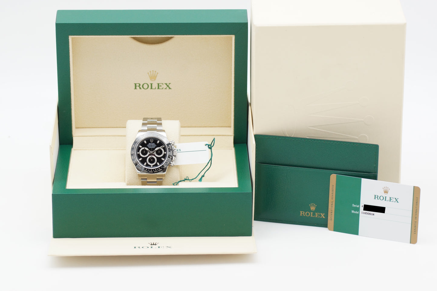 Rolex Daytona 116500LN Schwarz Keramik Full-Set 2018