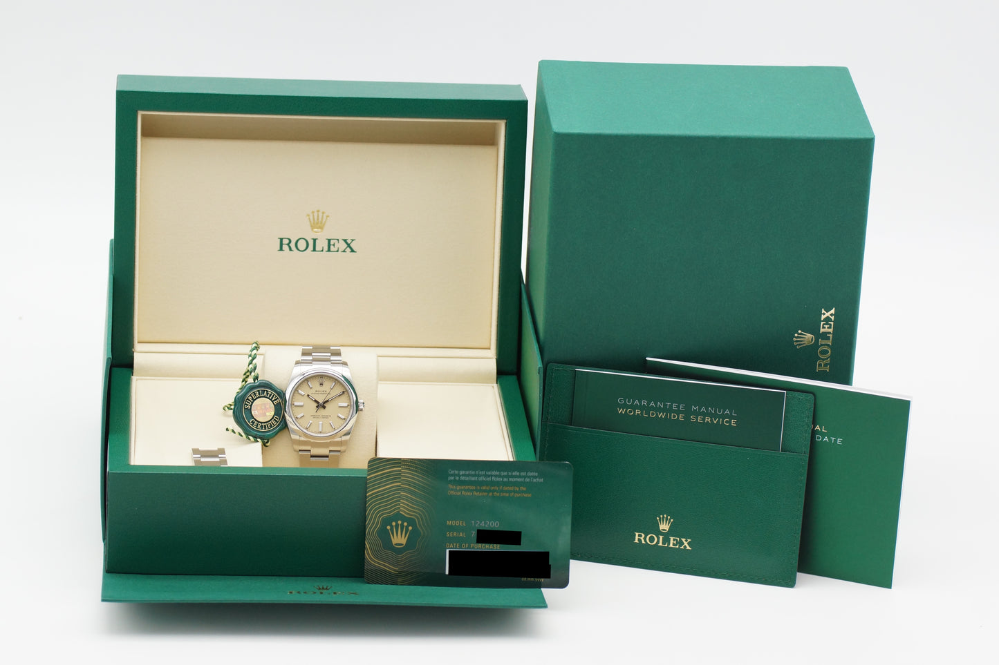 Rolex Oyster Perpetual 34 Beige 124200 2026 DE