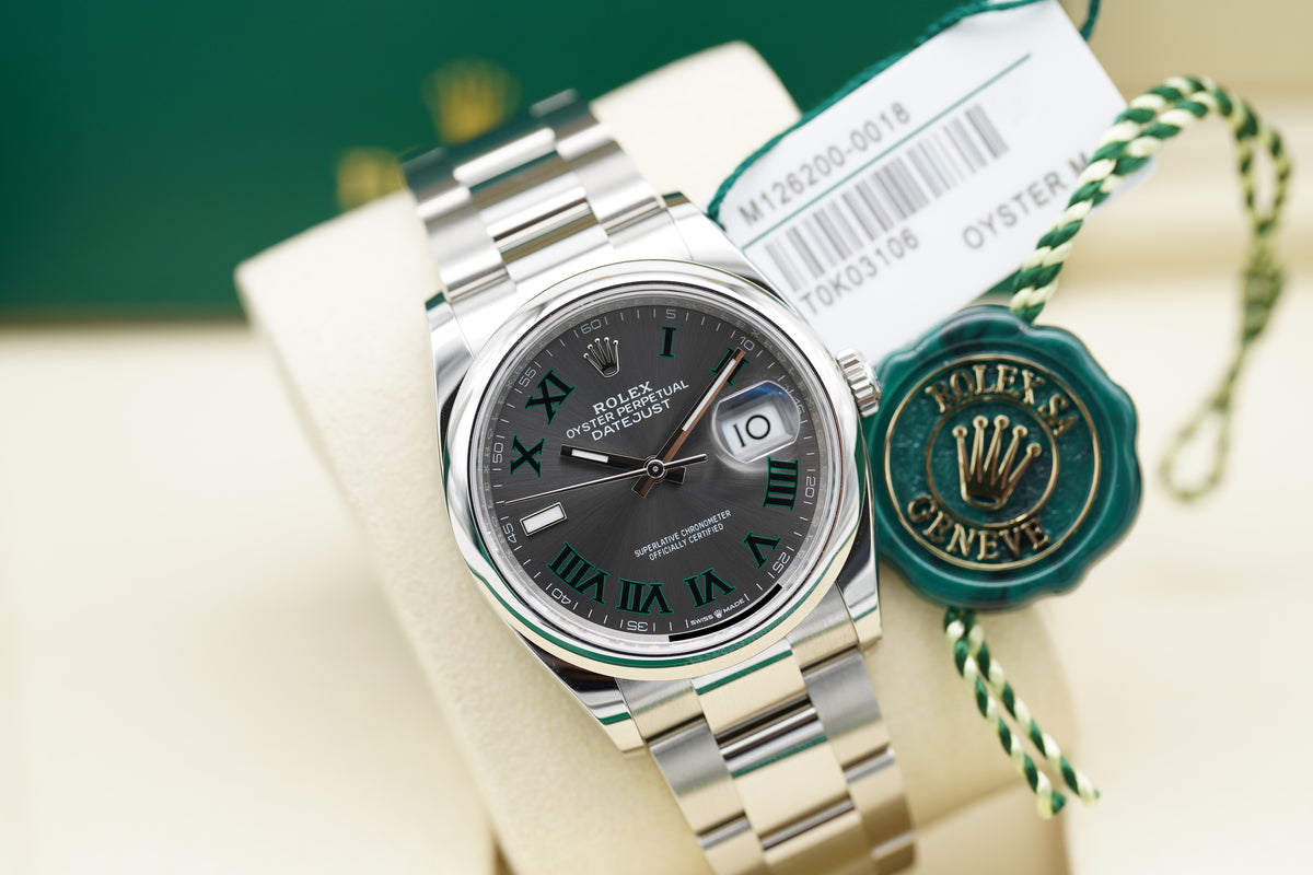 Rolex Datejust 36 Wimbledon 126200 Full-Set 2026 Neu