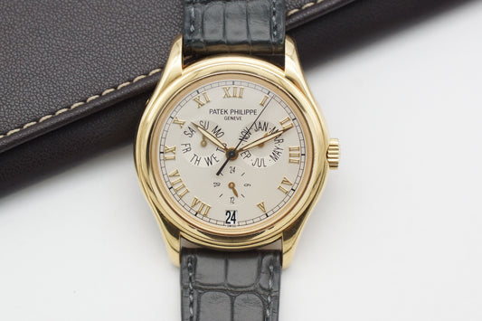 Patek Philippe 5035J Jahreskalender Annular Calendar Papiere 1998
