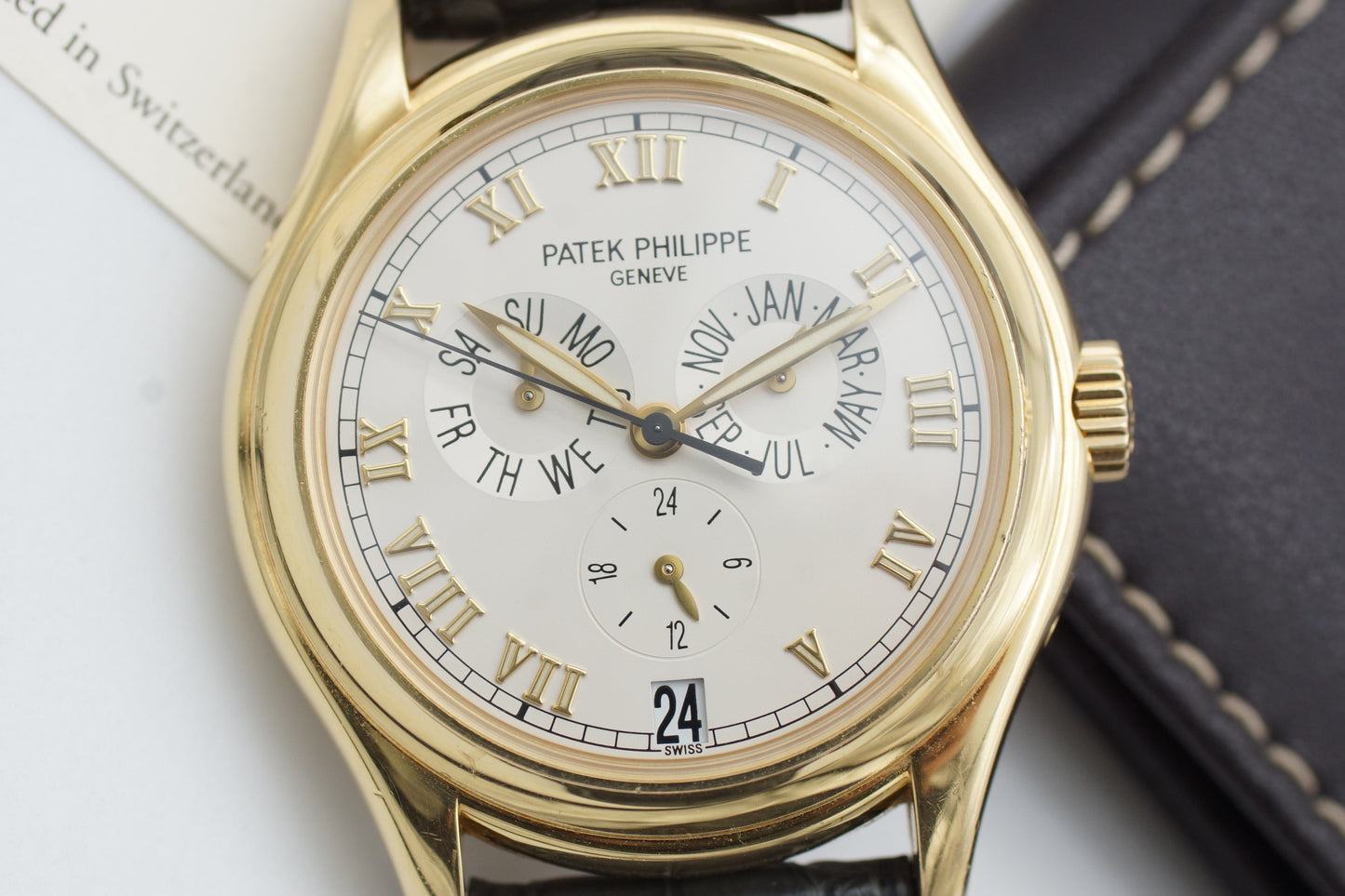 Patek Philippe 5035J Jahreskalender Annual Calendar Papiere 1998