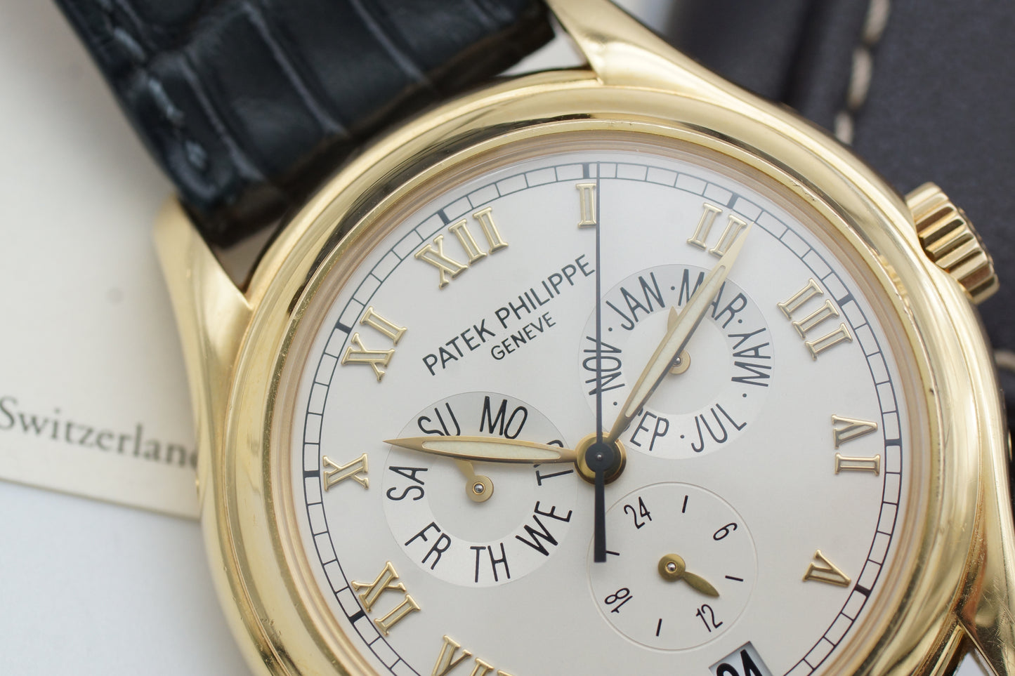 Patek Philippe 5035J Jahreskalender Annual Calendar Papiere 1998