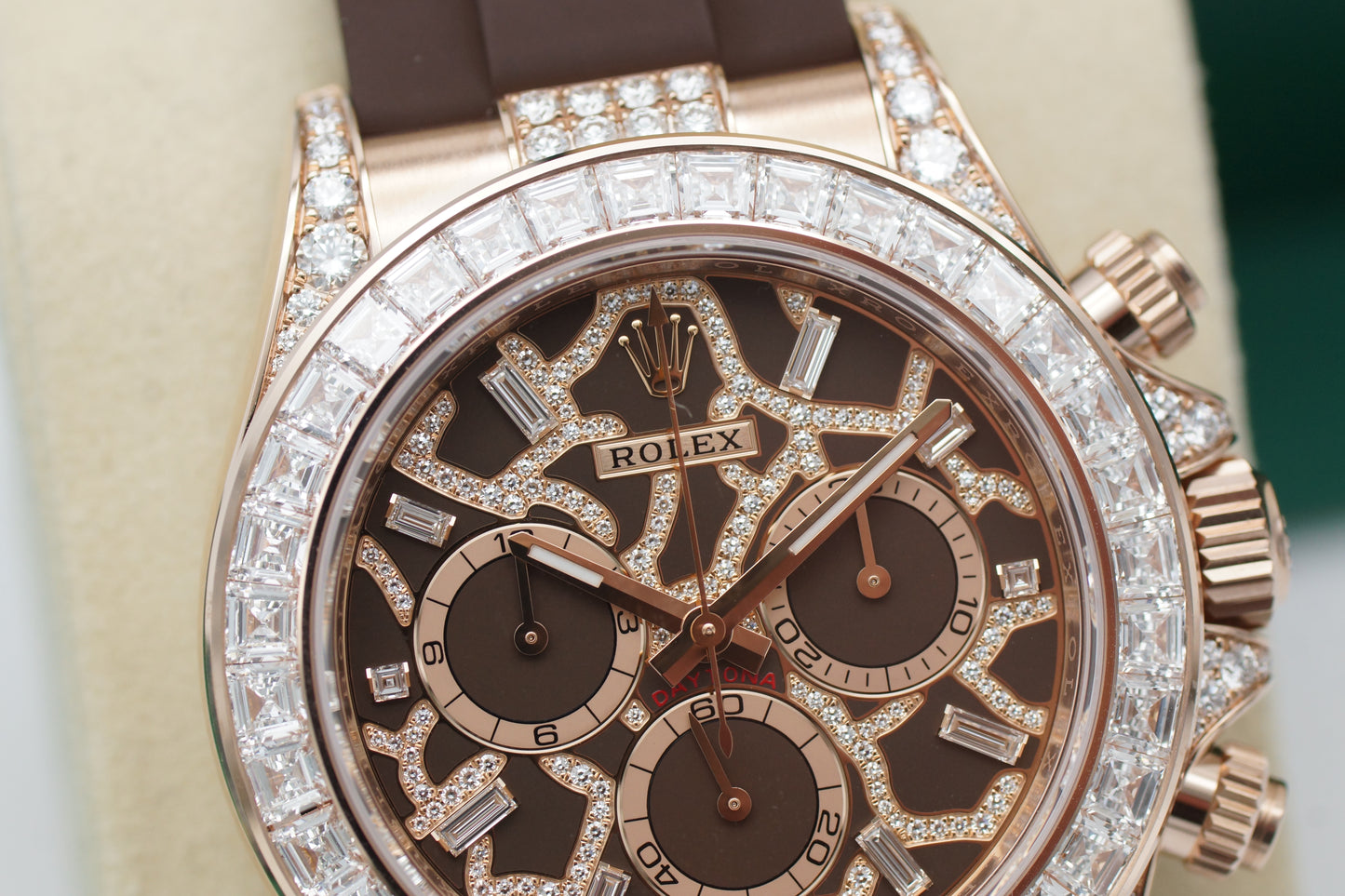 Rolex Daytona Giraffe 126555TBR Roségold Oysterflex Full-Set 2025