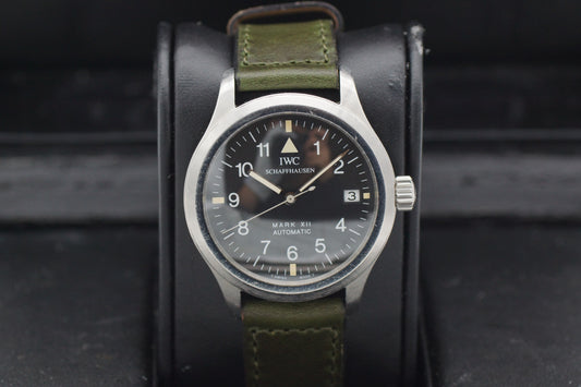 IWC Pilot Mark XII 3241 Schwarz 36mm Full-Set 1999