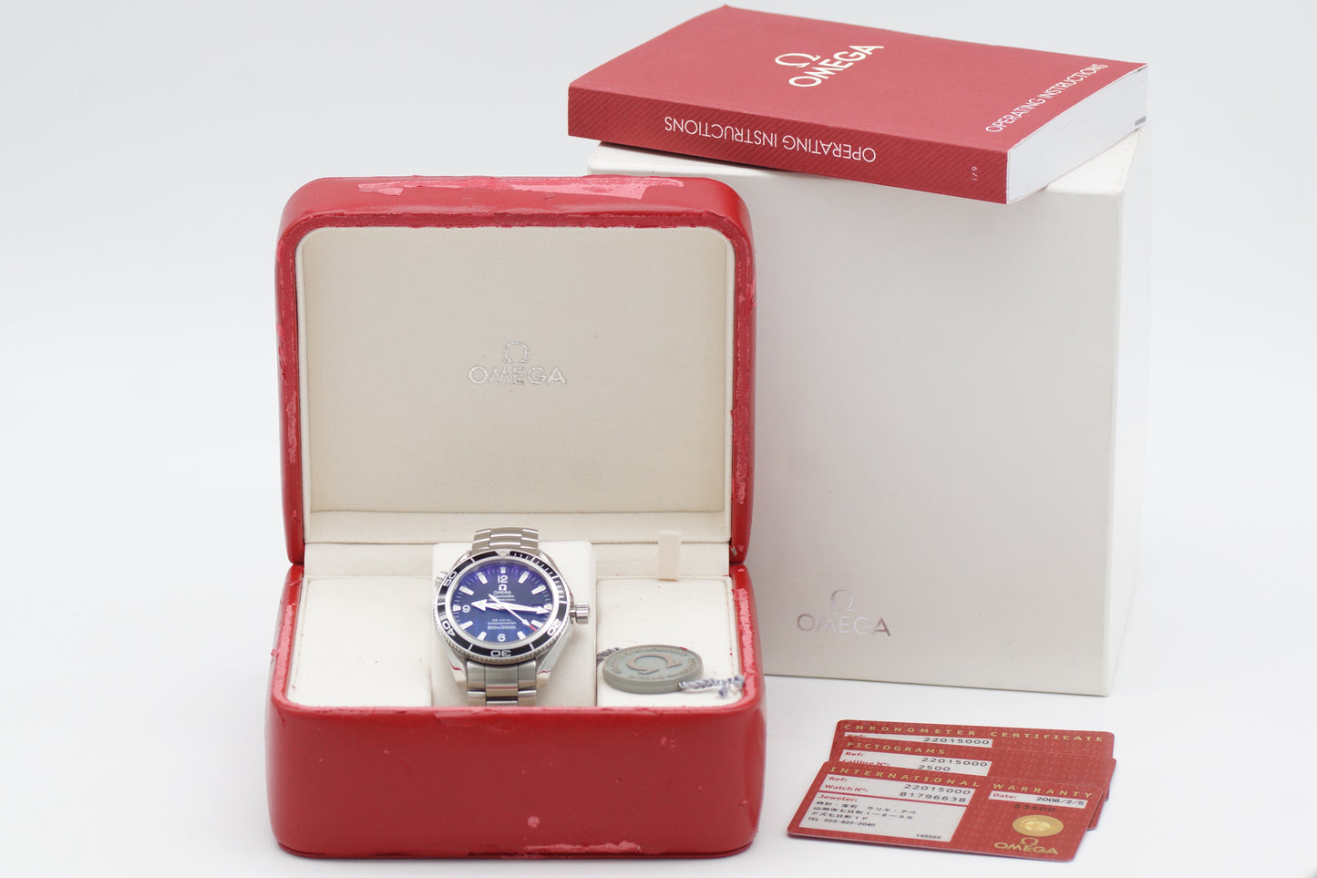 Omega Seamaster Planet Ocean 42 mm 2201.50 Full-Set 2008