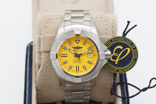 Breitling Avenger 45 Gelb A17319 Full-Set 2024
