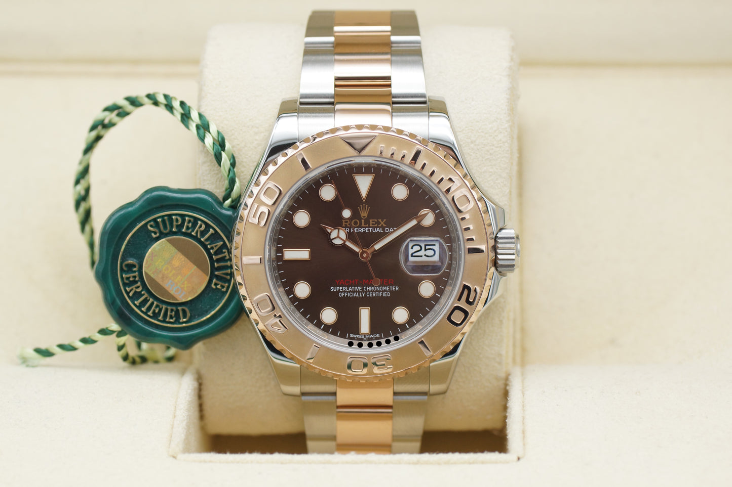 Rolex Yacht-Master 40 Chocolate Roségold 116621 Full-Set 2016