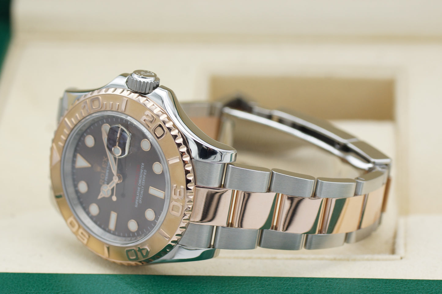 Rolex Yacht-Master 40 Chocolate Roségold 116621 Full-Set 2016