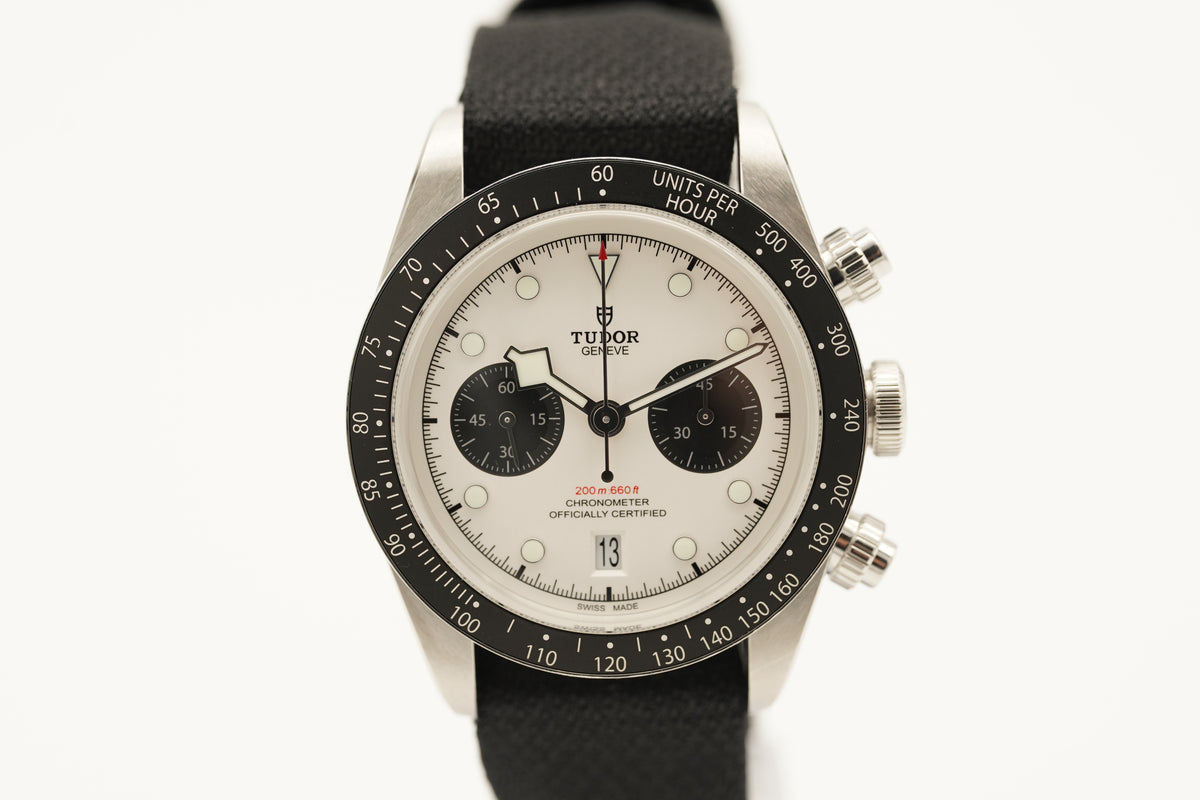 Tudor Black Bay Chrono 79360N Weiß Full-Set 2022