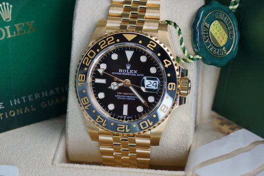 Rolex GMT-Master II 126718GRNR Gelbgold Full-Set 2024