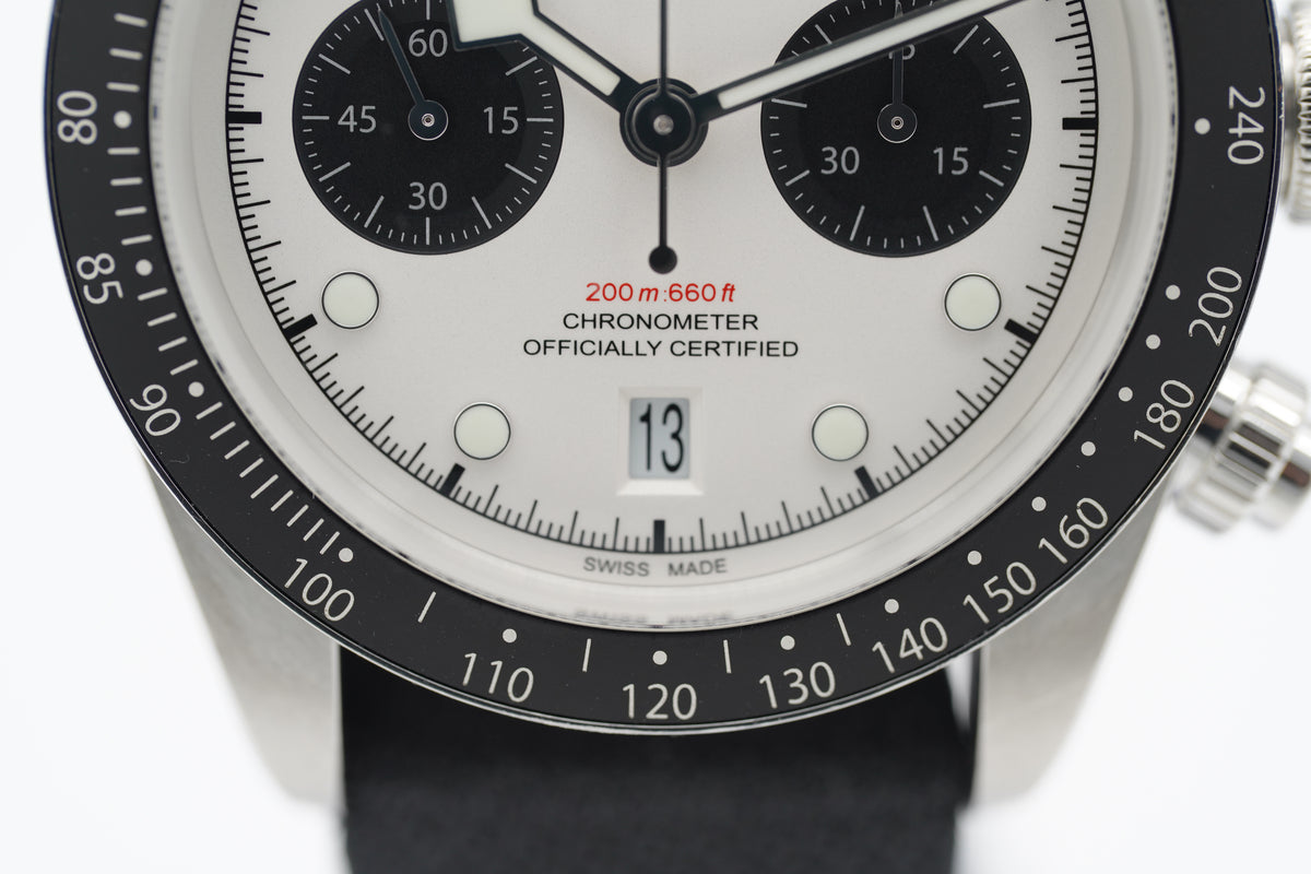 Tudor Black Bay Chrono 79360N Weiß Full-Set 2022