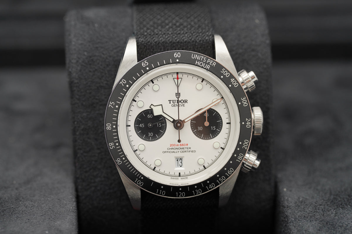 Tudor Black Bay Chrono 79360N Weiß Full-Set 2022