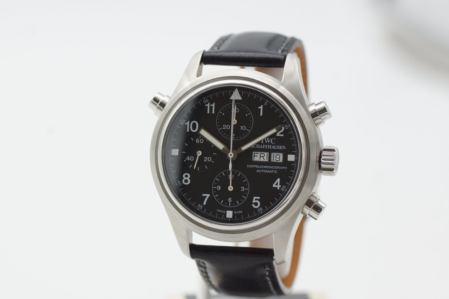 IWC Fliegeruhr Doppelchronograph IW3713 Schwarz 2000