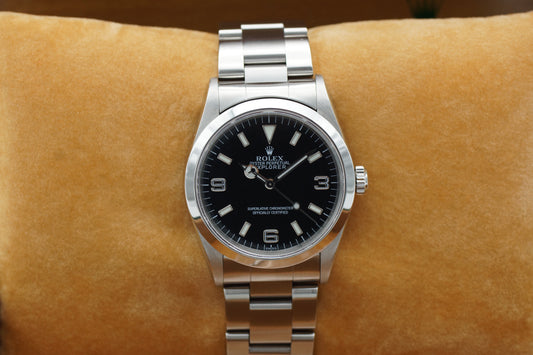 Rolex Explorer I 36 14270 Box/Papiere 1999 (LC100)