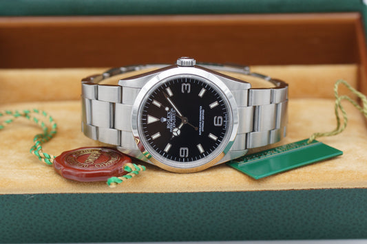 Rolex Explorer I 36 114270 Box/Papiere 2003