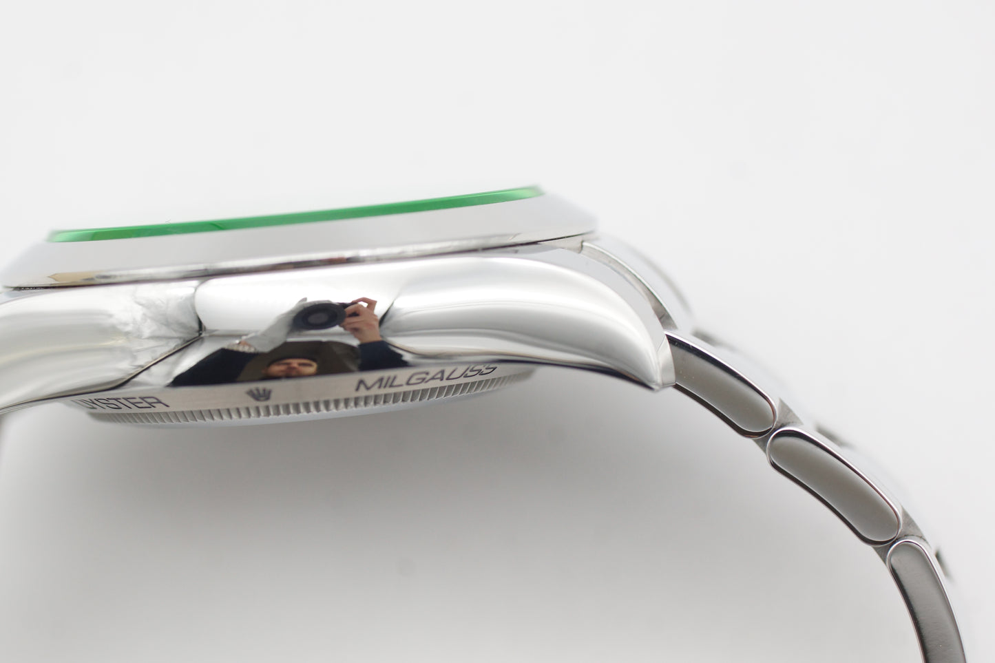 Rolex Milgauss 116400GV 40mm Blau Full-Set 2019