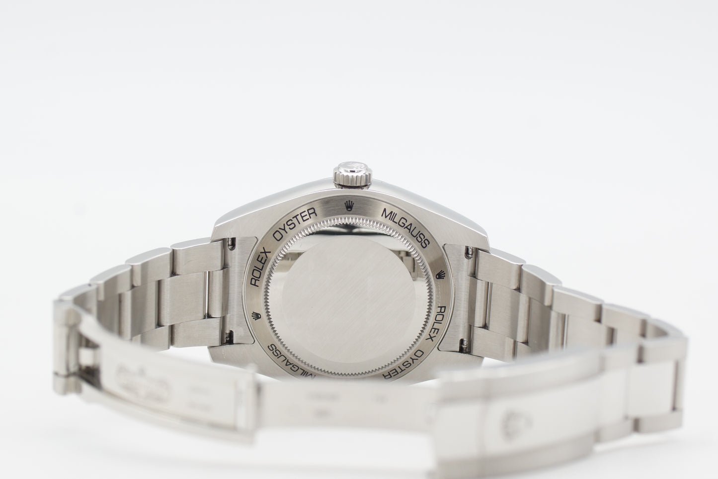 Rolex Milgauss 116400GV 40mm Blau Full-Set 2019