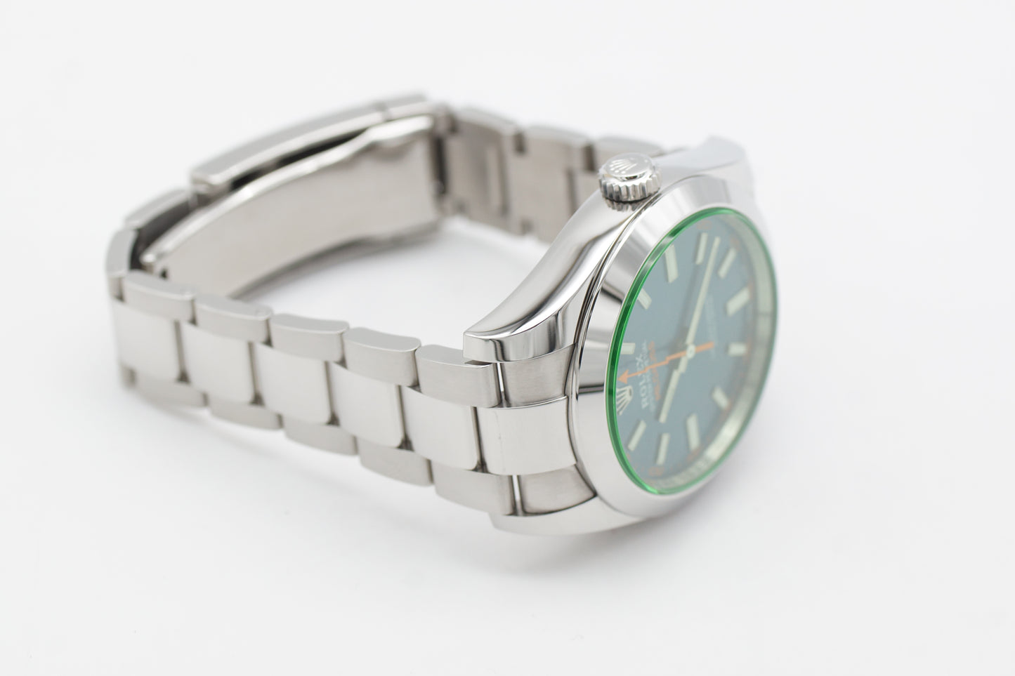 Rolex Milgauss 116400GV 40mm Blau Full-Set 2019