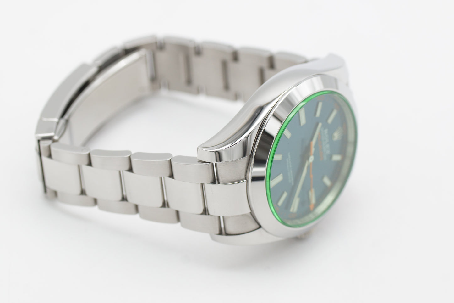 Rolex Milgauss 116400GV 40mm Blau Full-Set 2019