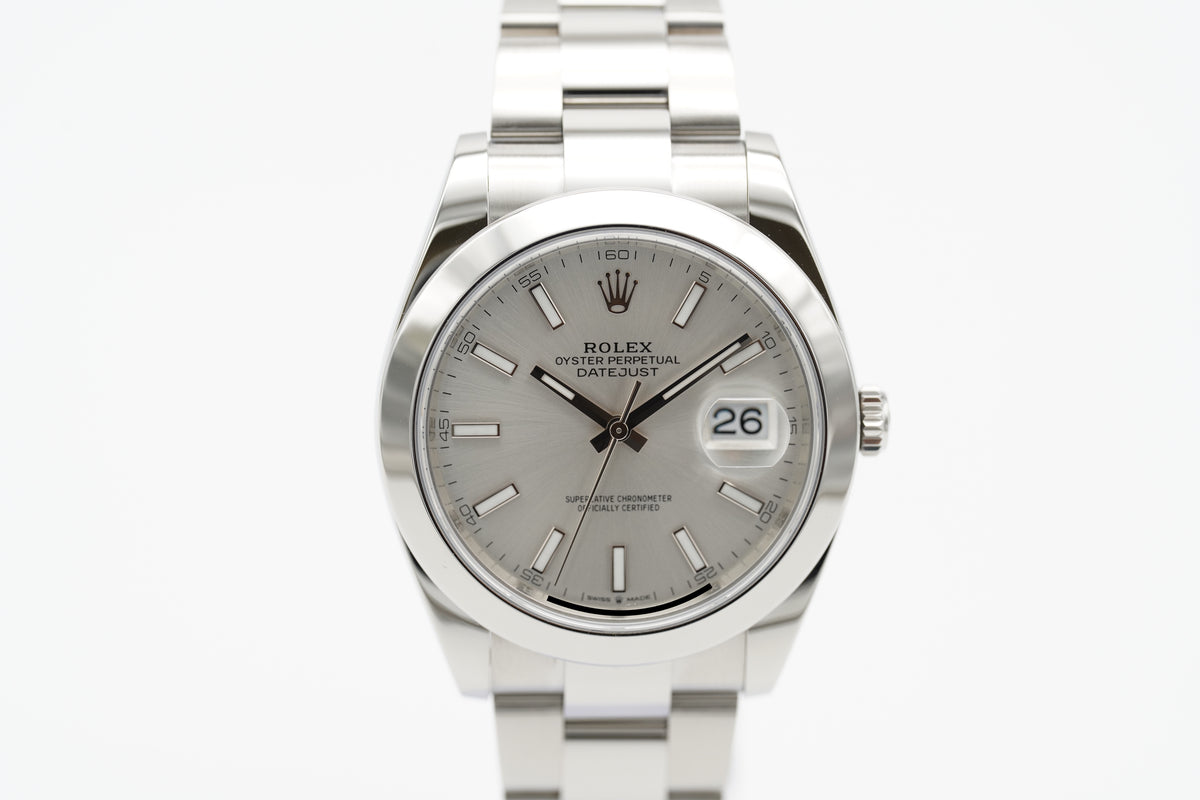 Rolex Datejust 41 126300 Silber Full-Set 2026