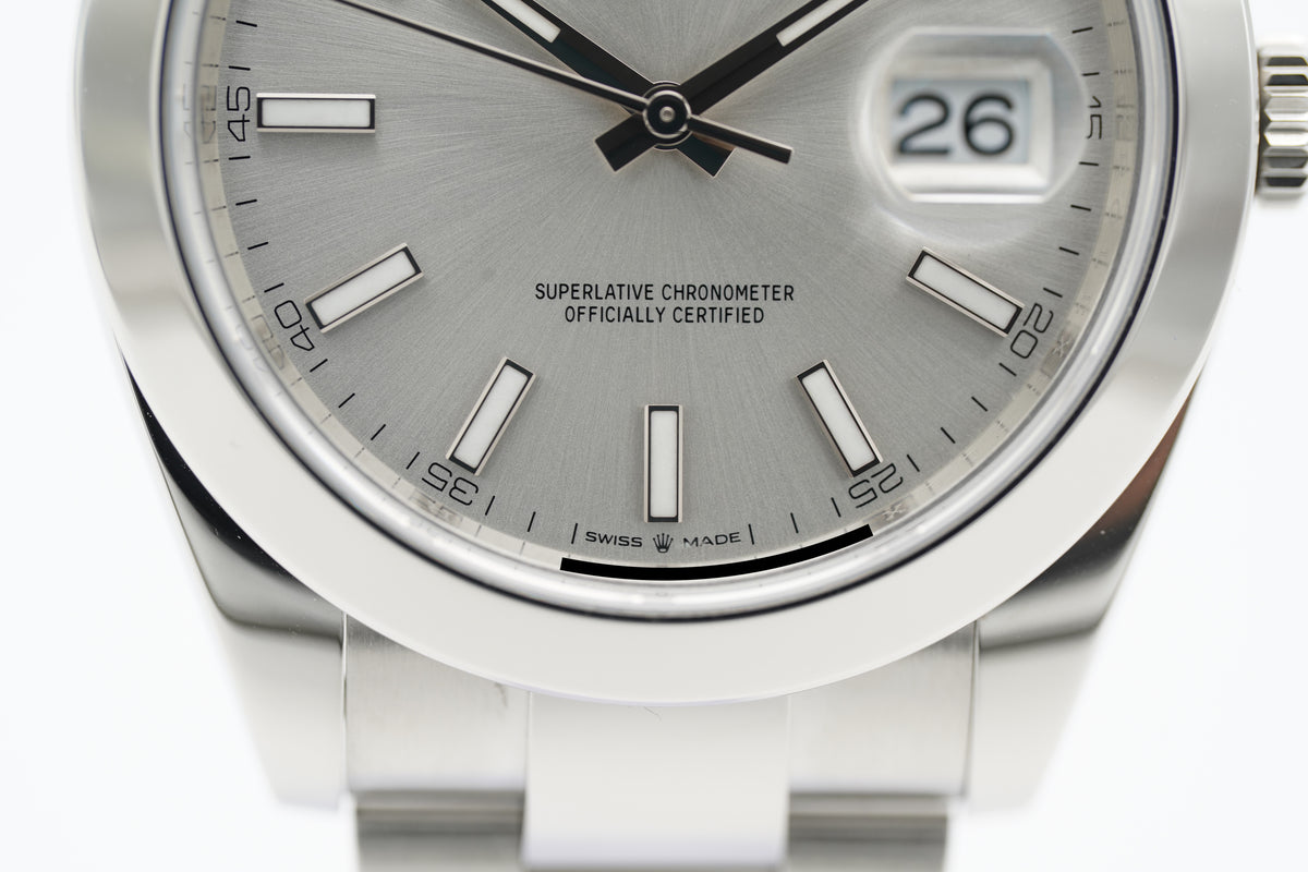 Rolex Datejust 41 126300 Silber Full-Set 2026