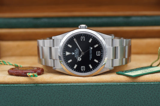 Rolex Explorer I 36 114270 Box/Papiere 2002
