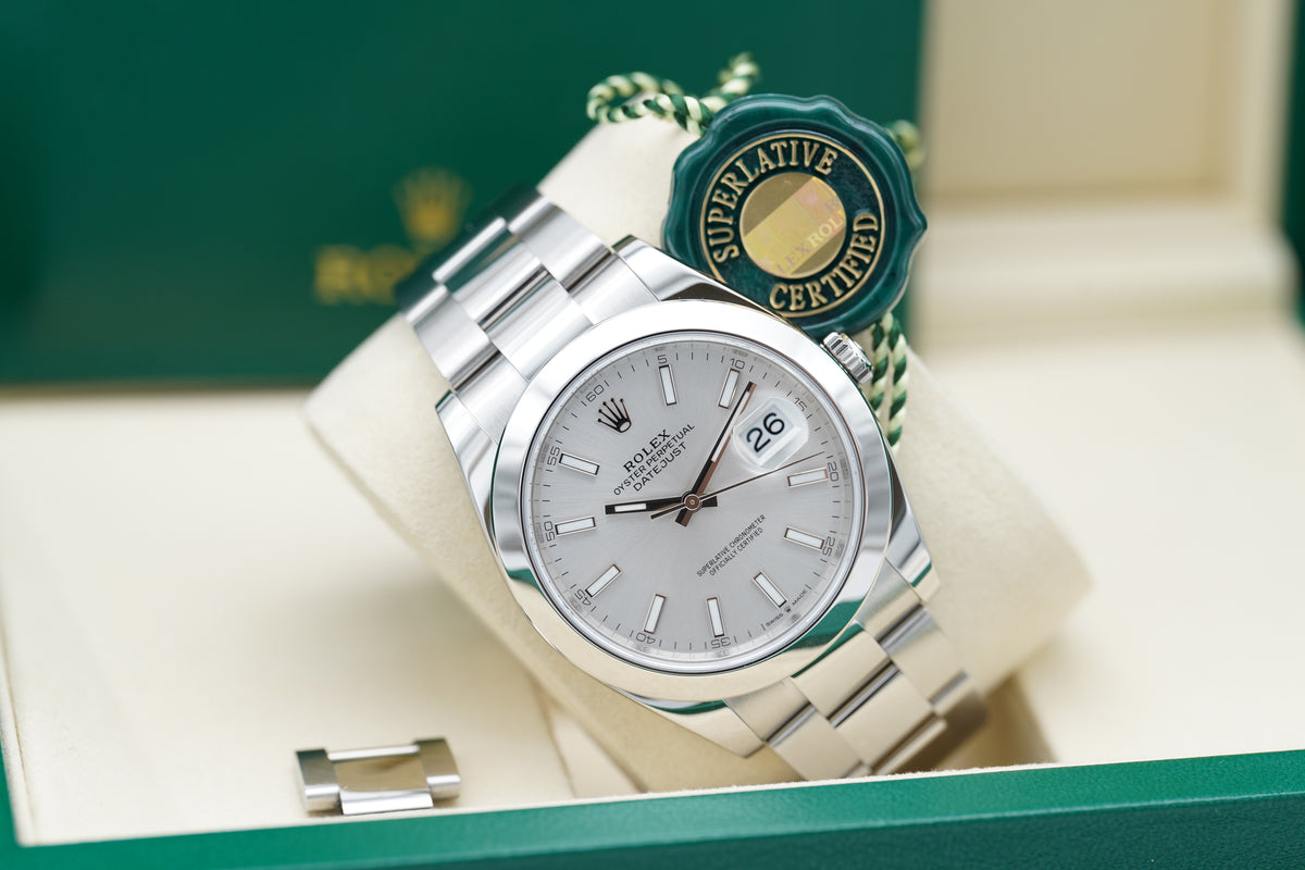 Rolex Datejust 41 126300 Silber Full-Set 2026