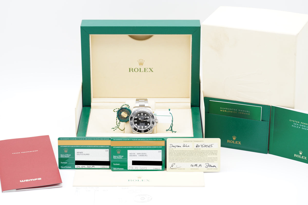 Rolex Sea-Dweller Deepsea 126660 Full-Set 2019