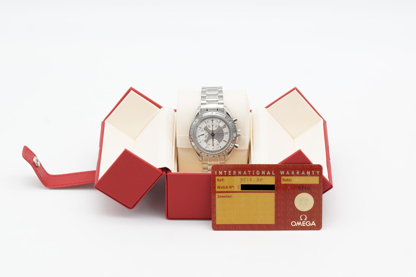 Omega Speedmaster Date 3513.30 Silber 2002