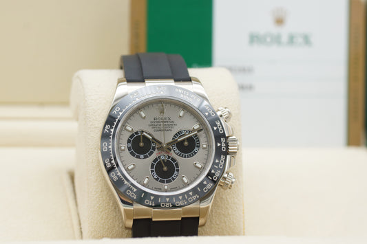 Rolex Daytona Weißgold 116519LN Oysterflex Ghost Full-Set 2017