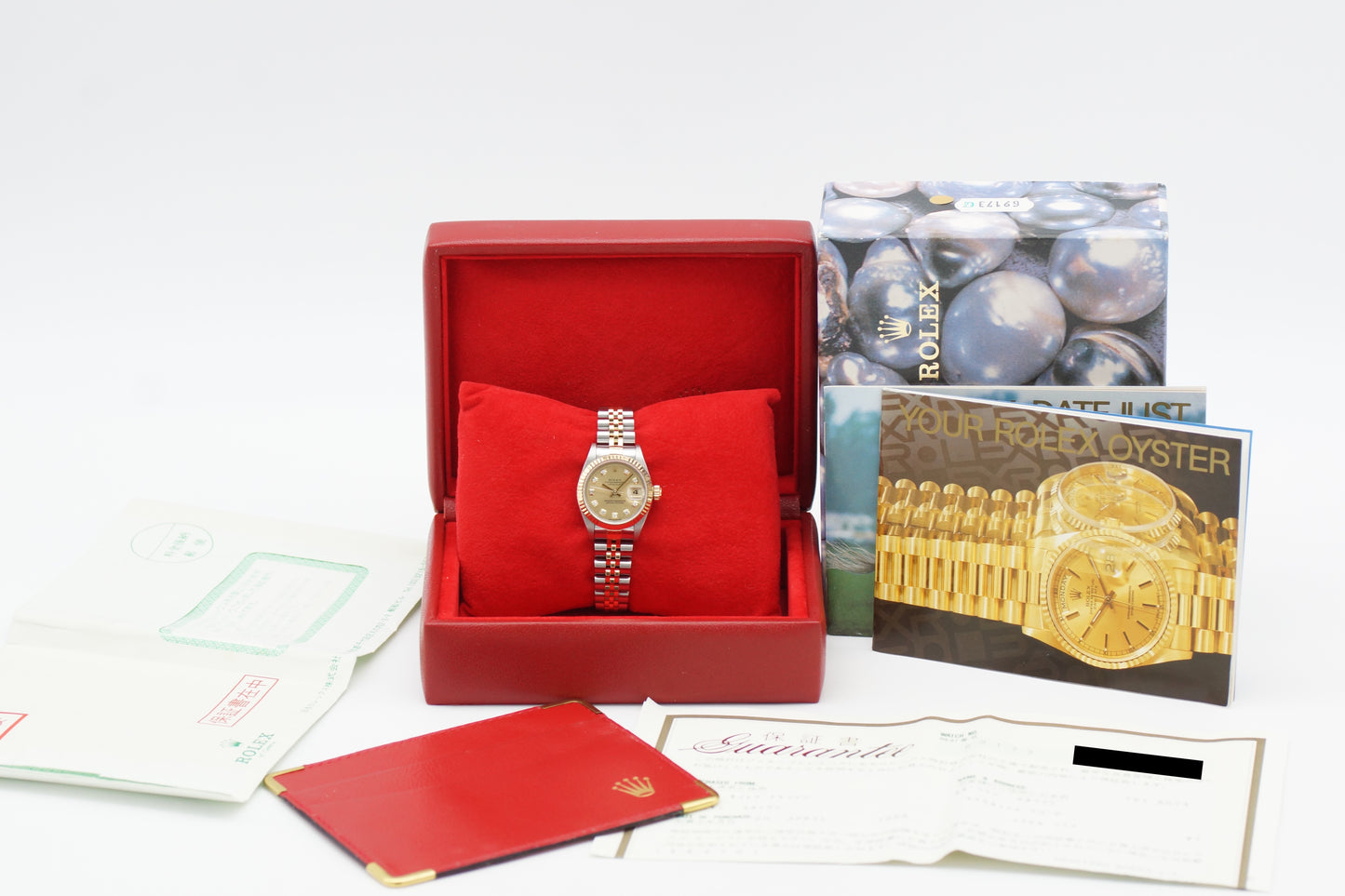 Rolex Lady-Datejust 26 Bicolor 69173G Diamantblatt Full-Set 1998