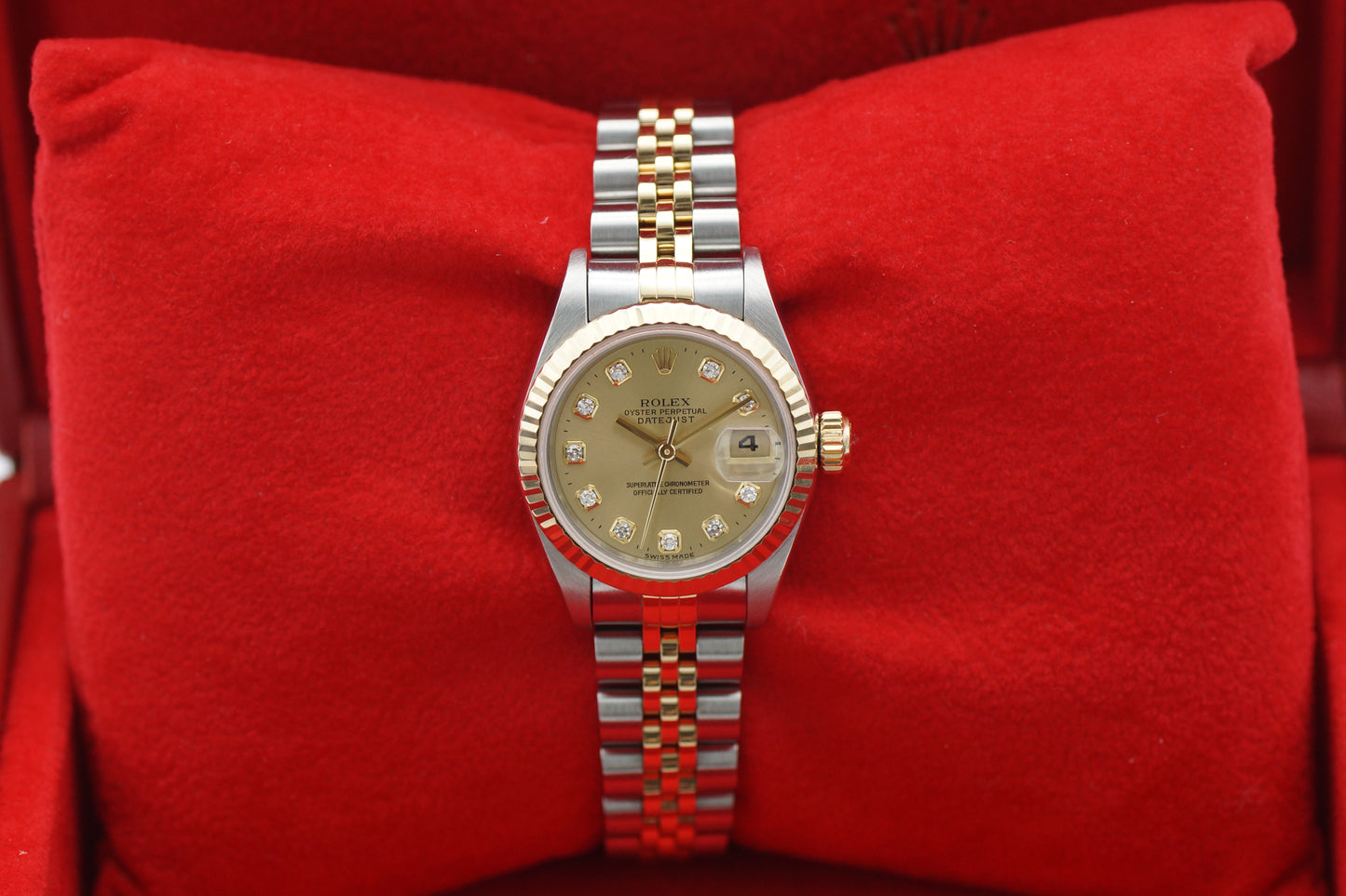 Rolex Lady-Datejust 26 Bicolor 69173G Diamantblatt Full-Set 1998