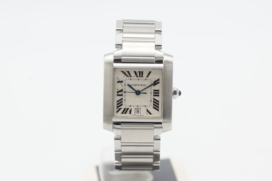 Cartier Tank Française W51002Q3 Silber 2010