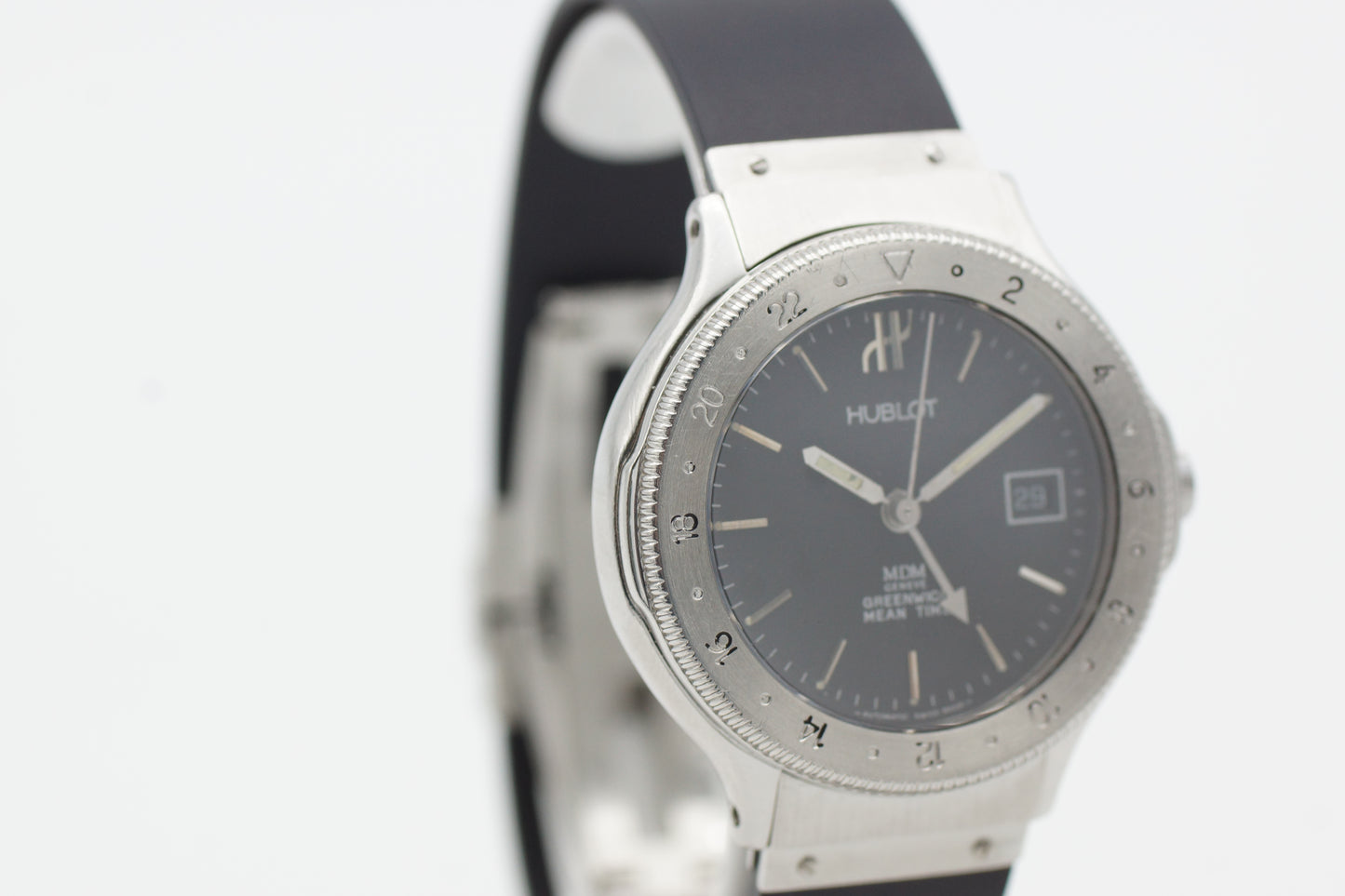 Hublot MDM greenwich mean time Automatik Stahl
