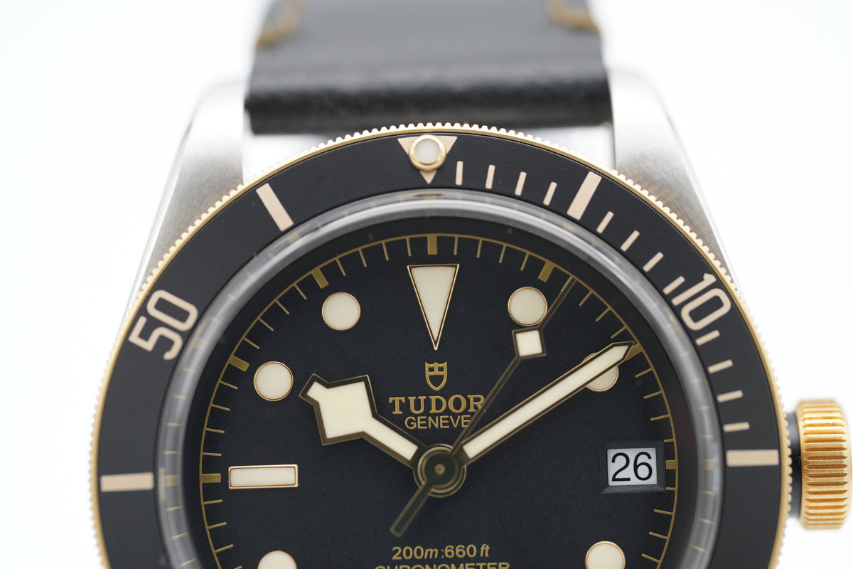 Tudor Black Bay Chrono 79733N Schwarz Full-Set 2017