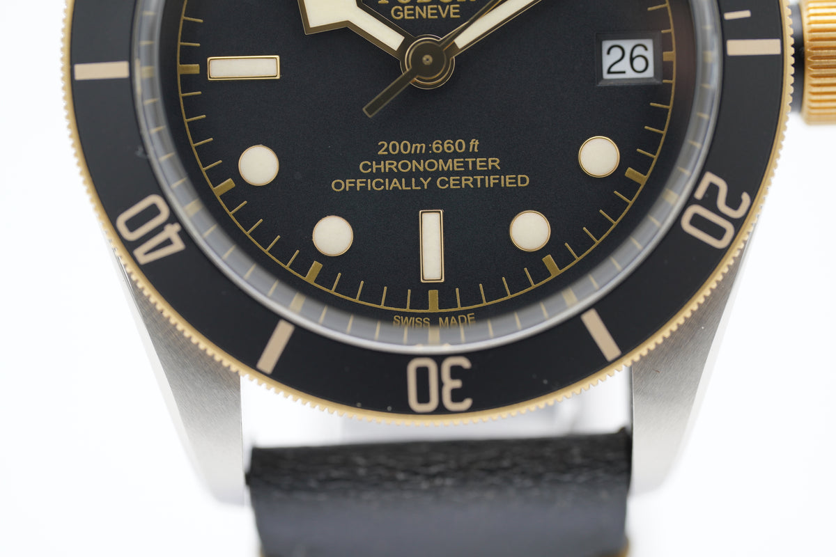 Tudor Black Bay Chrono 79733N Schwarz Full-Set 2017
